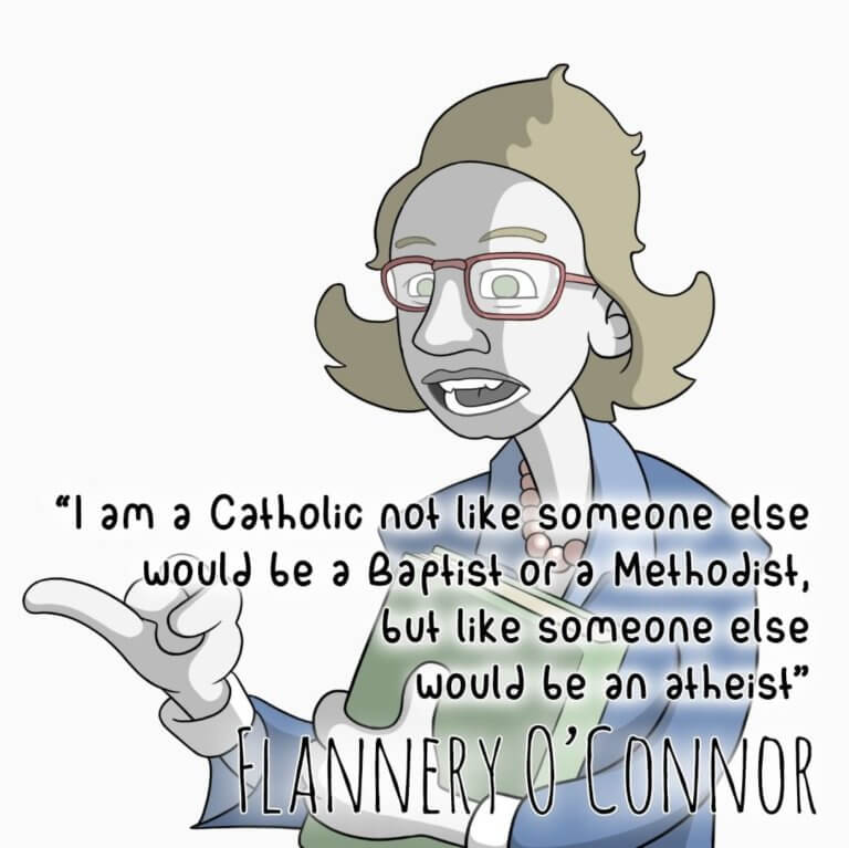 frasi cristiane Flannery O’Connor