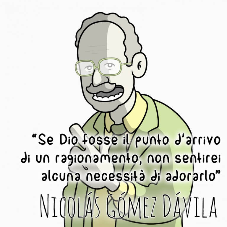 frasi cristiane Nicolas Gomez Davila