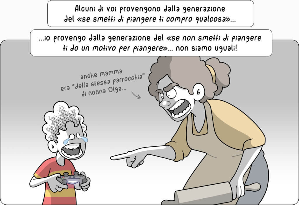 se non smetti di piangere