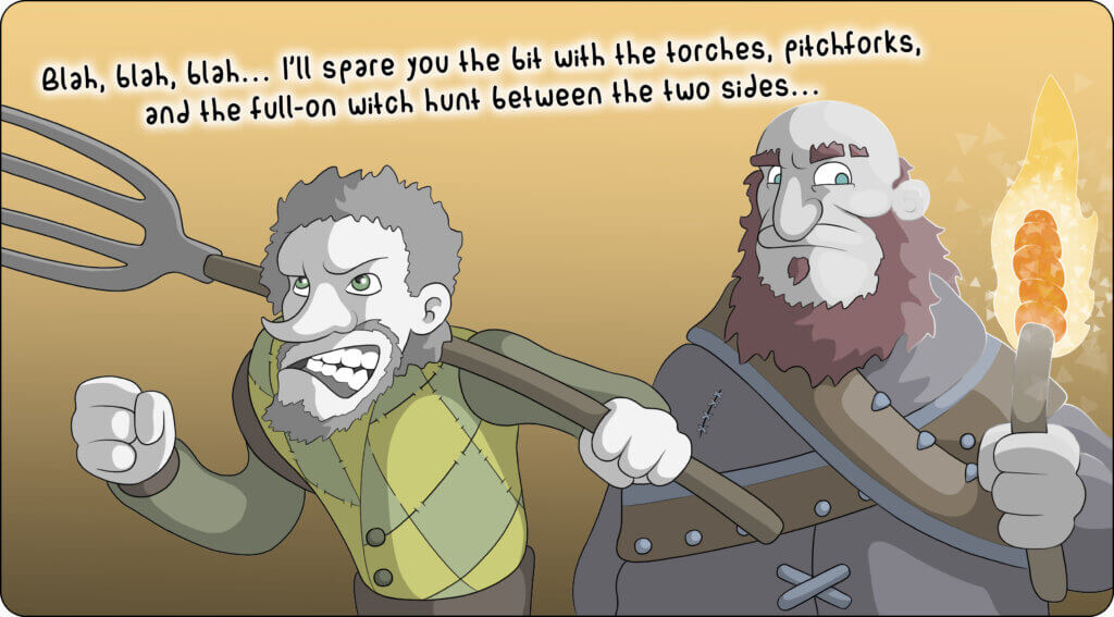torches and pitchforks