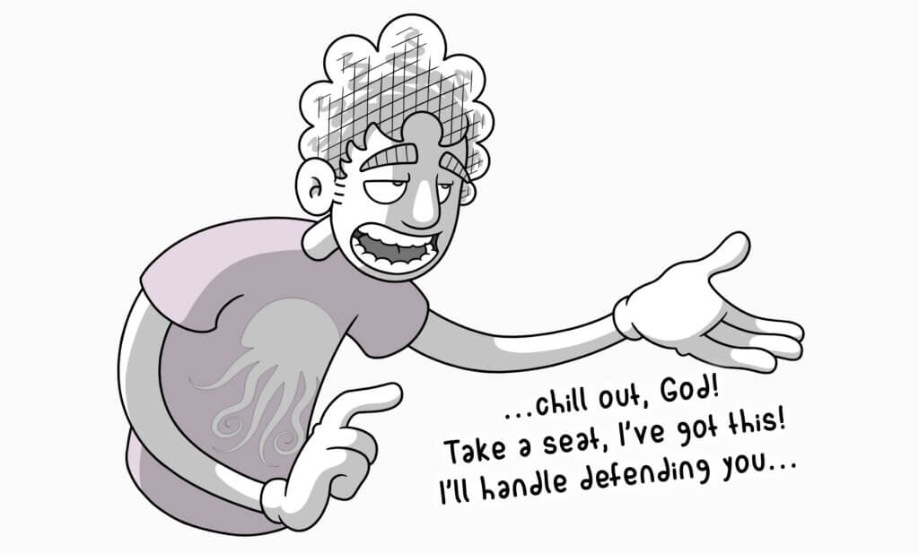 chill out god