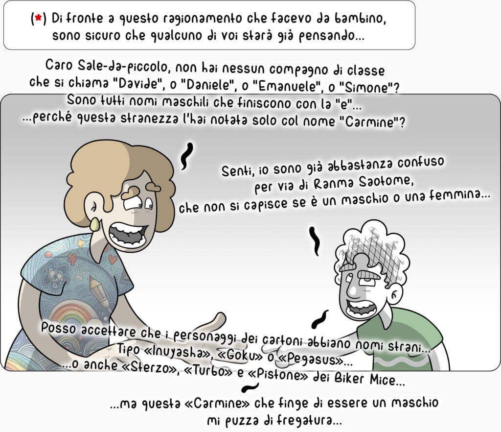 sale da piccolo
