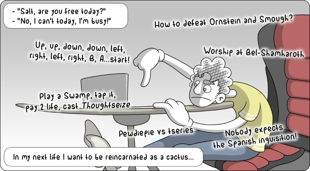 browsing through the internet