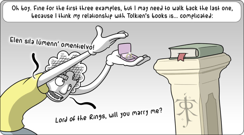 love for tolkien