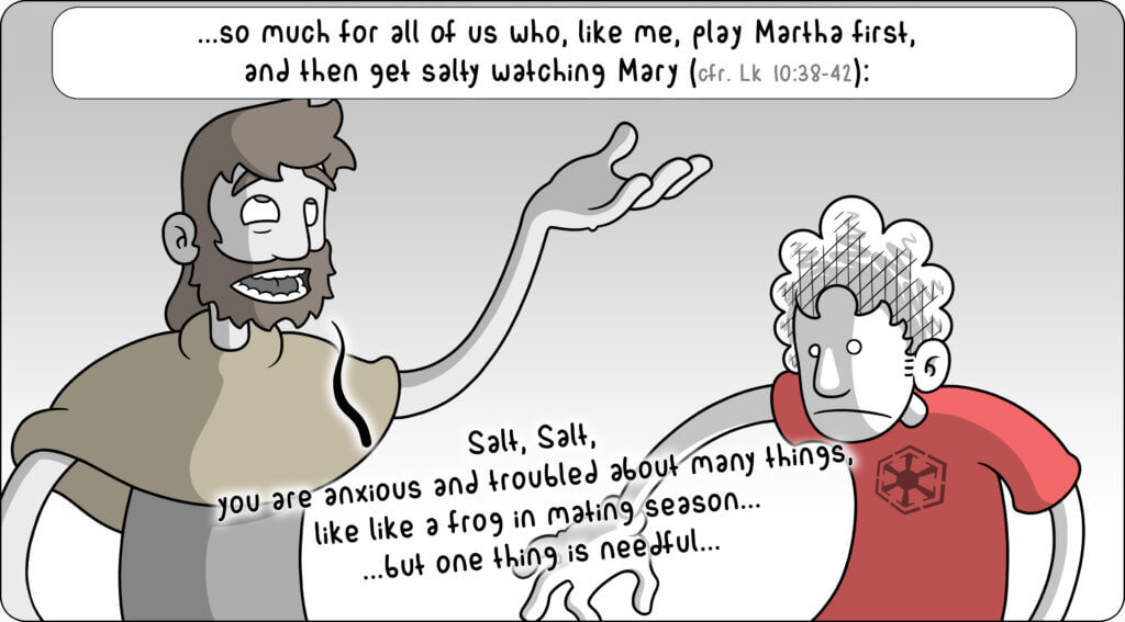 Jesus, Martha, and Mary